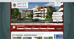 Desktop Screenshot of bytyprievidza.sk